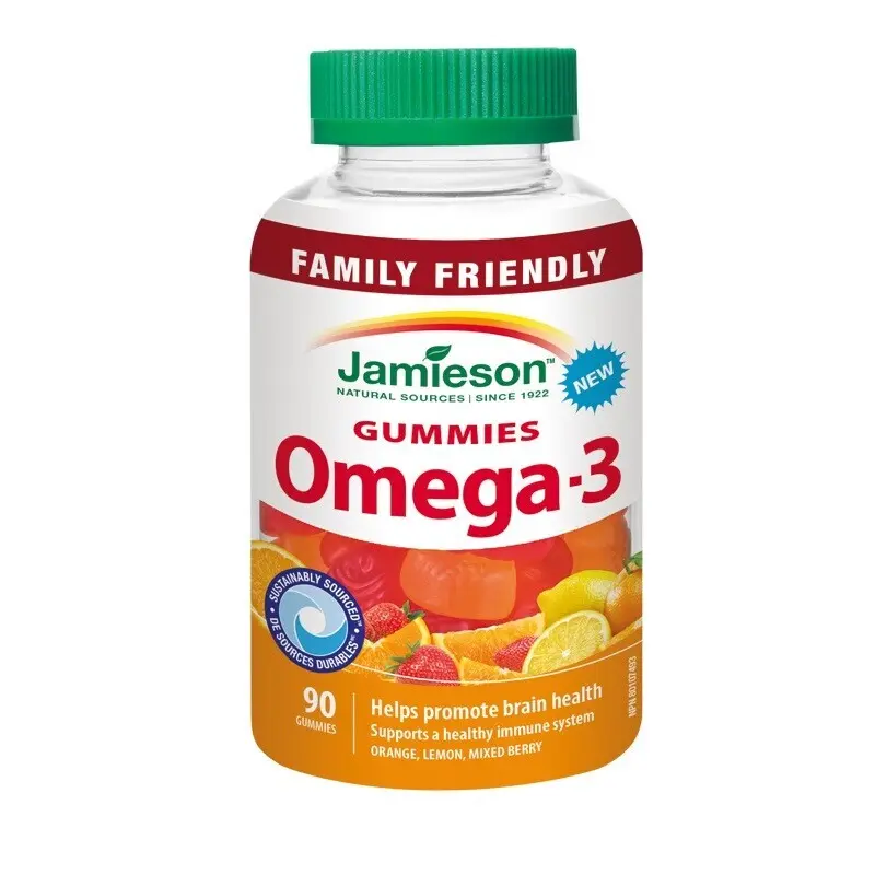 12477_JAMIESON OMEGA-3 GUMMIES ZELATINOVE PASTILKY 90 KS